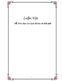  Luận văn báo cáo về Nghiên cứu  lịch sử báo chí thế giới