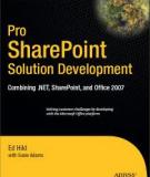 Pro SharePoint Solution Development  