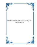 HƯỚNG DẪN ĐÁNH GIÁ CÁC DỰ ÁN THỬ NGHIỆM