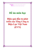 Đề án “Hiệu quả đầu tư phát triển của Tổng Công ty Điện Lực Việt Nam (EVN)”