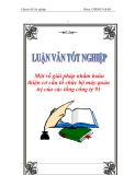 Luận văn tốt nghiệp “Một số giải pháp nhằm hoàn thiện cơ cấu tổ chức bộ máy quản trị của các tổng công ty 91”