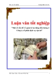 Luận văn tốt nghiệp "Một số vấn đề về quản lý lao động tiền lương ở Công ty cổ phần dịch vụ vận tải"