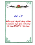 Luận văn tốt nghiêp “Kiến nghị và giải pháp nhằm nâng cao hiệu quả của công tác thu BHXH ở Việt Nam”