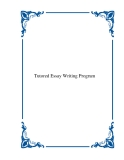 Tutored Essay Writing Program