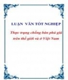 Luận văn tốt nghiệp: Thực trạng chống bán phá giá trên thế giới và ở Việt Nam