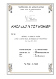 Luận văn tốt nghiệp "Một số giải pháp nhằm tăng cường thu hút FDI vào Vĩnh Phúc trong giai đoạn 2003 - 2010"