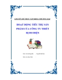 Luận văn tốt nghiệp về “Hoạt động tiêu thụ sản phẩm của Công ty thiết bị đo điện”
