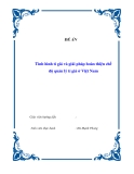 ĐỀ ÁN VỀ: “Tình hình tỉ giá và giải pháp hoàn thiện chế độ quản lý tỉ giá ở Việt Nam'
