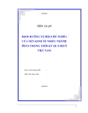 Tiểu luận “ TIỂU LUẬN  ĐỊNH HƯỚNG XÃ HỘI CHỦ NGHĨA CỦA NỀN KINH TẾ NHIỀU THÀNH PHẦN TRONG THỜI KỲ QUÁ ĐỘ Ở VIỆT NAM ”