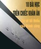 10 bài học trên chiếc khăn ăn