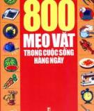 800 mẹo vặt trong cuộc sống