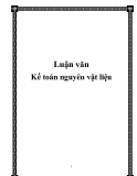 Luận văn " Kế toán nguyên vật liệu"