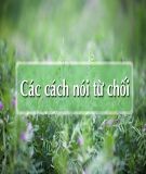 10 cách từ chối khéo léo