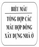 Tổng hợp các mẫu hợp đồng xây dựng nhà ở