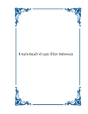 Truyền thuyết về ngày lễ hội Halloween