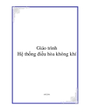 Giáo trình Hệ thống điều hòa không khí trên ô tô