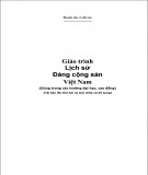 Giáo trình về Lịch sử Đảng Cộng Sản Việt Nam - PGS.NGND. Lê Hậu Hãn, PGS.TS. Trình Mưu, GS.TS. Mạch Quang Thắng (đồng chủ biên)