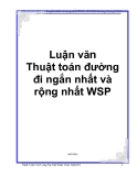 Luận văn: Thuật toán đường đi ngắn nhất và rộng nhất WSP - Vũ Công Sự