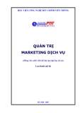 Giáo trình: Quản trị marketing dịch vụ