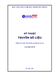 Giáo trình Kỹ thuật truyền số liệu - Học Viện Bưu Chính Viên Thông