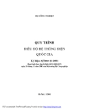 Quy trình điều độ hệ thống điện quốc gia