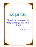 Luận văn: Nguyên lý cấu tạo của hệ thống lái trợ lực điều khiển điện tử