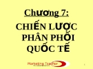 Bài giảng: Chiến lược phân phối quốc tế