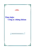 Thảo luận " Công ty chứng khóan"