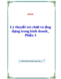 Lý thuyết trò chơi và ứng dụng trong kinh doanh_ Phần 3