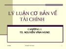 LÝ LUẬN CƠ BẢN VỀ TÀI CHÍNH