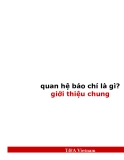 Quan hệ báo chí là gì? - Giới thiệu chung