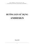 Hướng dẫn sử dụng phần mềm thiết kế đường - ANDDesign