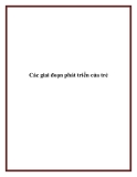 Các giai đoạn phát triển của trẻ