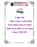 Luận văn: Giải pháp mở rộng thị phần thanh toán hàng xuất khẩu của Ngân hàng công thương Việt Nam trong bối cảnh gia nhập WTO