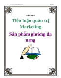 Tiểu luận quản trị Marketing: Sản phẩm giường đa năng