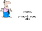 Chương 2: LÝ THUYẾT CUNG CẦU