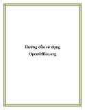 Hướng dẫn sử dụng OpenOffice.org