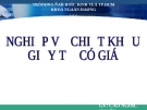 Nghiệp vụ chiết khấu giấy tờ có giá