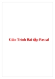 Giáo trình bày tập Pascal