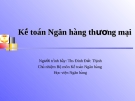 Kế toán nghiệp vụ thanh toán vốn giữa các ngân hàng