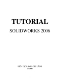 Tạo mô hình TUTORIAL SOLIDWORKS 2006