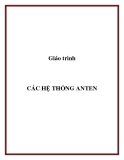 Giáo trình: CÁC HỆ THỐNG ANTEN