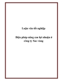 Luận văn tốt nghiệp: Biện pháp nâng cao lợi nhuận ở công ty Sao vàng