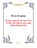 Đồ án tốt nghiệp Tổ chức công tác kế toán NVL, CCDC tại Công ty may xuất khẩu Phương Mai