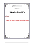 Báo cáo tốt nghiệp: Kế toán bán hàng và xác định kết quả kinh doanh