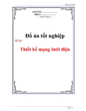 Đồ án tốt nghiệp :Thiết kế mạng lưới điện