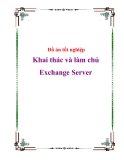 Đồ án tốt nghiệp Khai thác và làm chủ Exchange Server