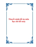 Thuyết minh đồ án môn học chi tiết máy