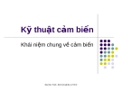 Bài giảng kỹ thuật cảm biến - Đào Đức Thịnh