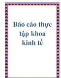 Báo cáo thực tập khoa kinh tế